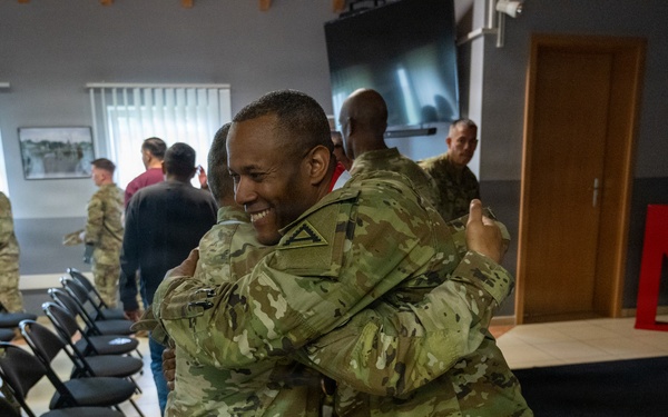 U.S. Army 1st Sgt. Alexis Garcia Order of Saint George ceremony in Germany