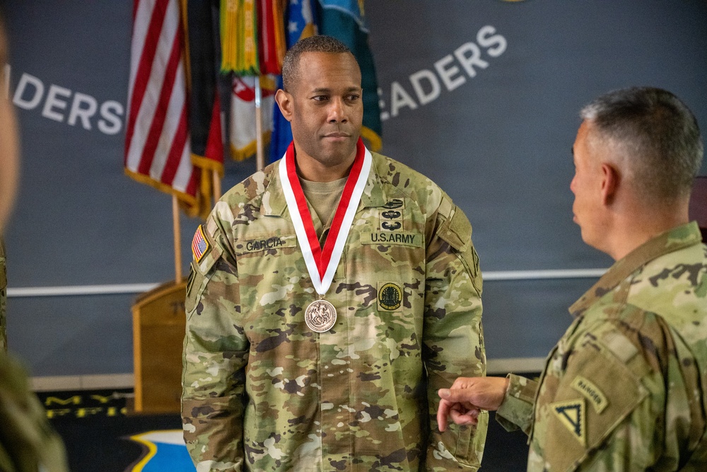 U.S. Army 1st Sgt. Alexis Garcia Order of Saint George ceremony in Germany