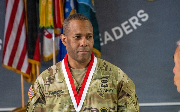 U.S. Army 1st Sgt. Alexis Garcia Order of Saint George ceremony in Germany