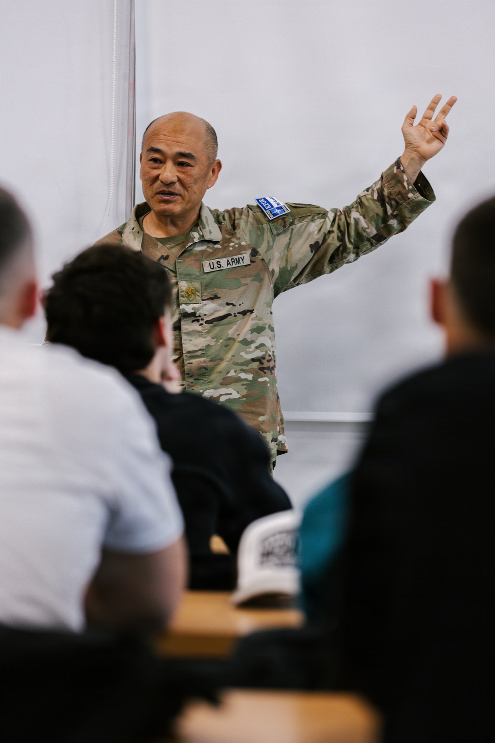KFOR security and law Soldiers educate local students during community safety event
