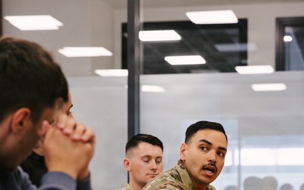 KFOR security and law Soldiers educate local students during community safety event