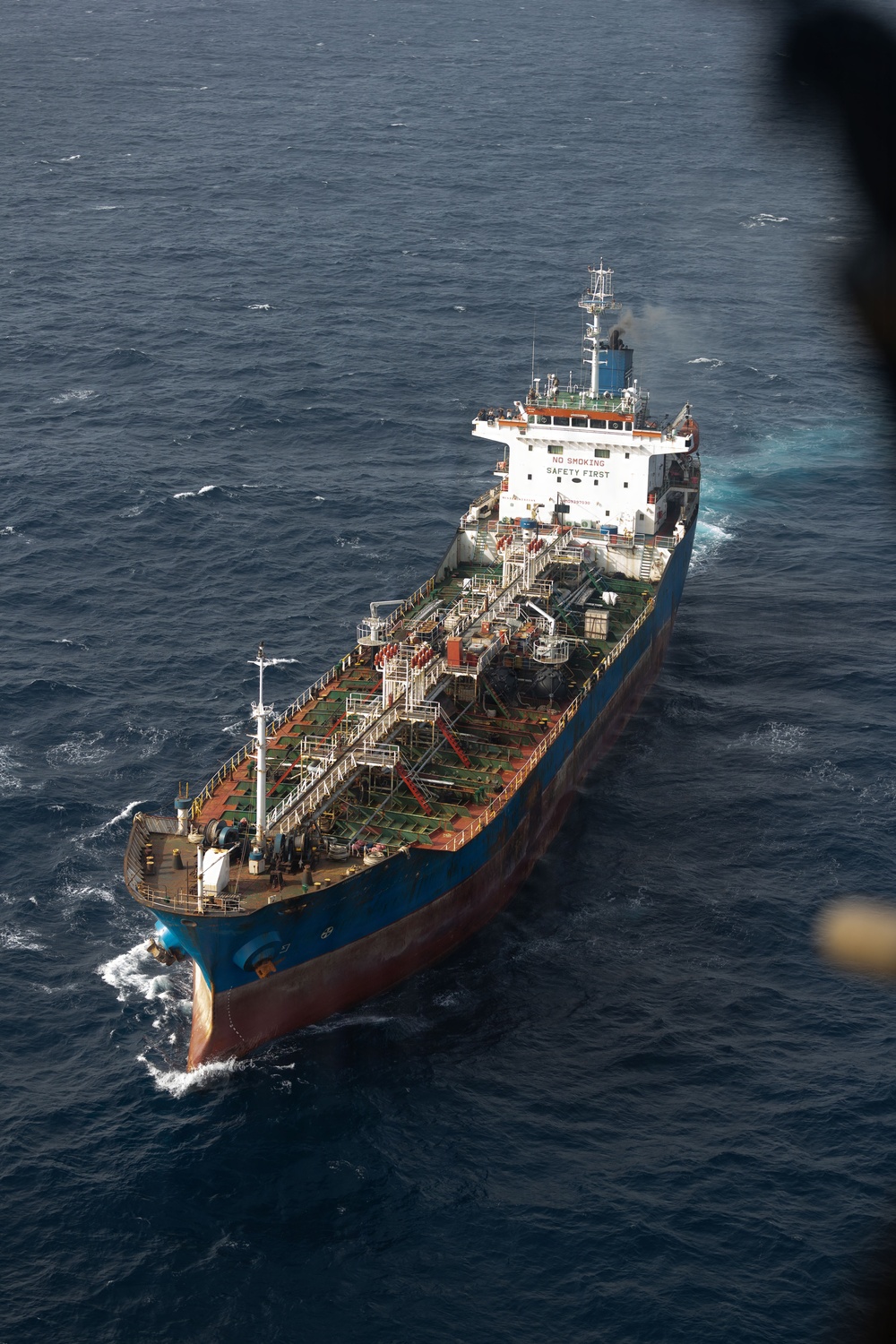 Sailors and Marines board M/T Celestial Sea