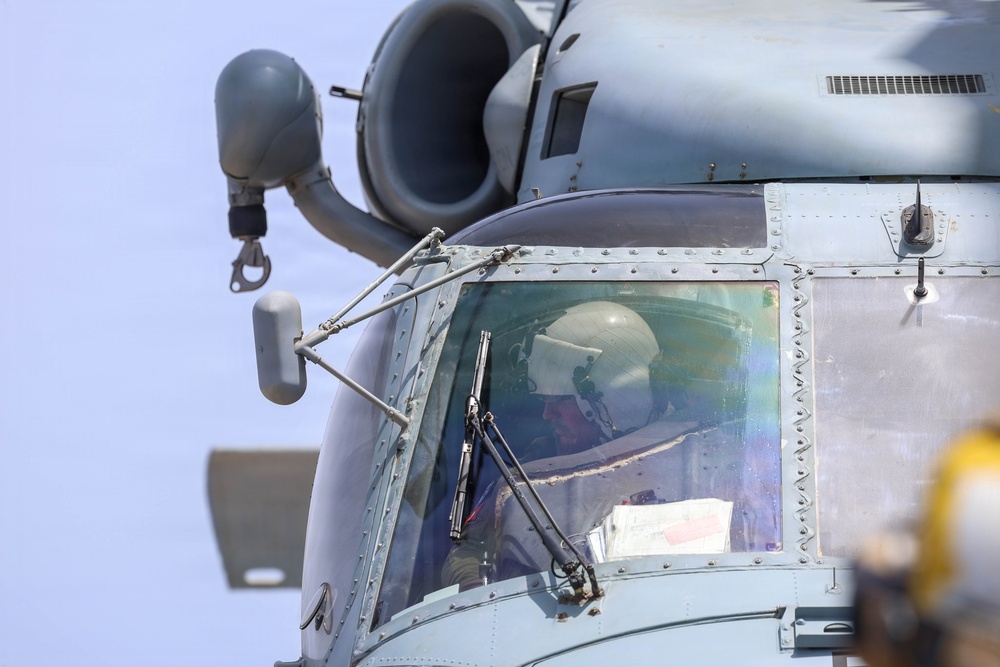 Thomas Hudner Conducts Flight Ops