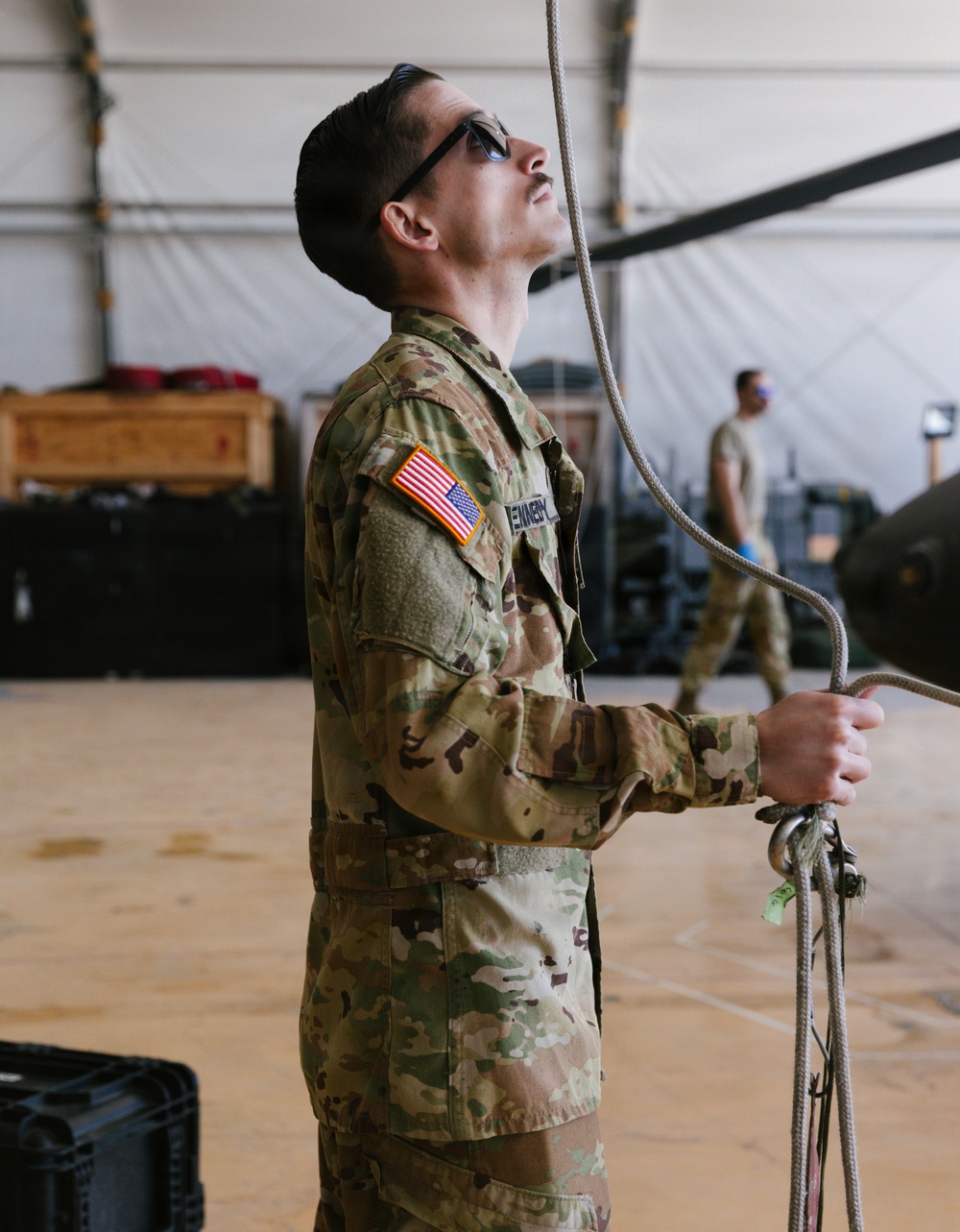Colorado Army National Guardsmen maintain aircraft readiness during KFOR 36