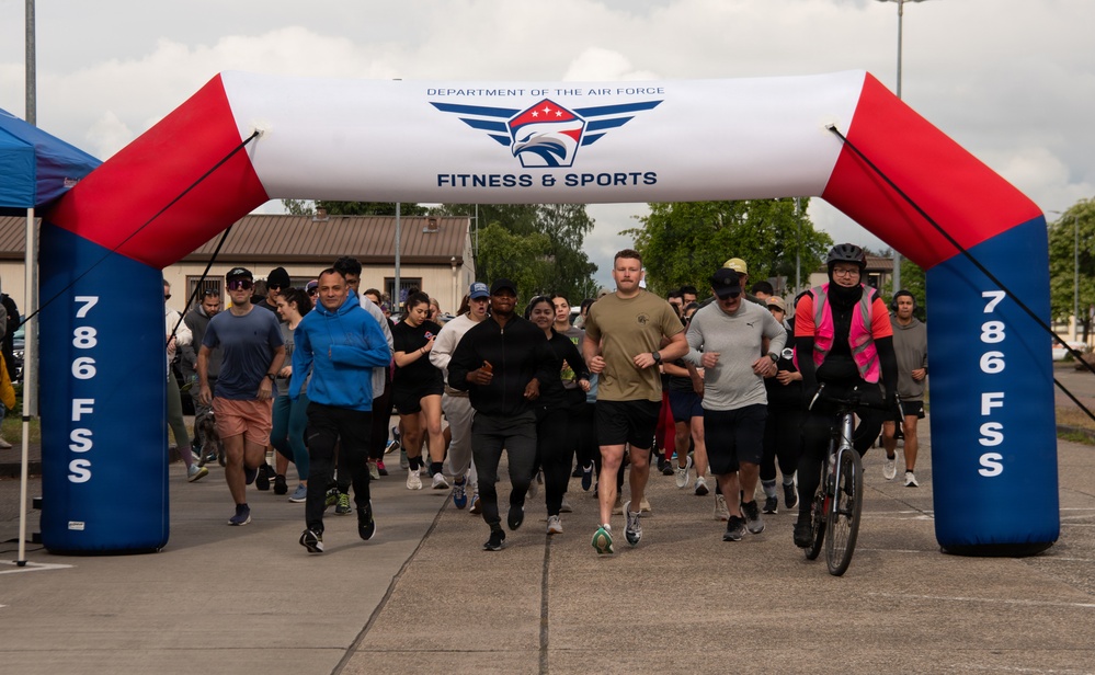Ramstein AB hosts the Great American Spit Out 5k