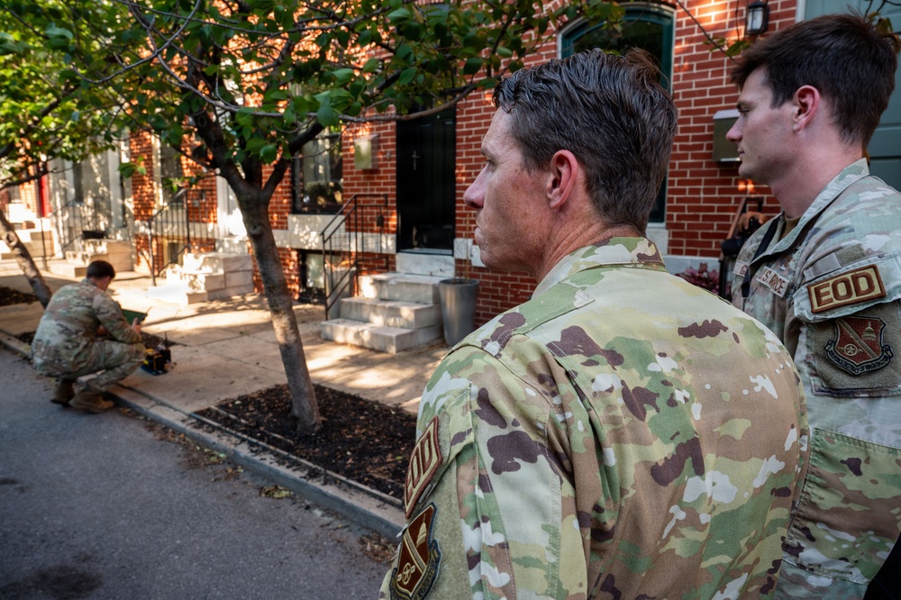 Andrews EOD technicians neutralize Civil War artillery round