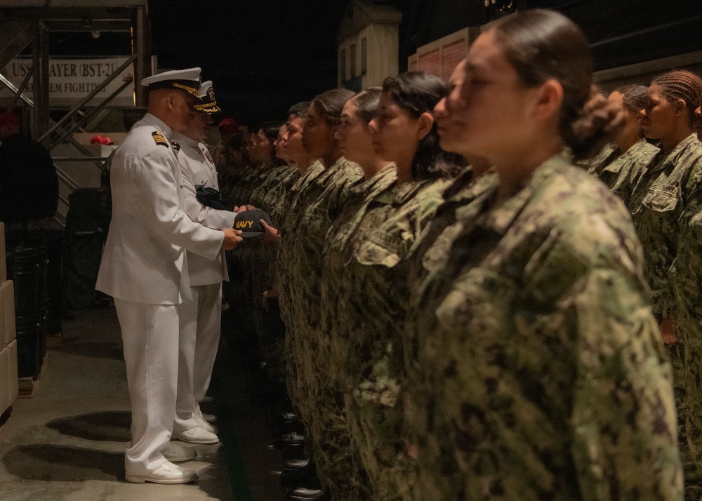Battlestations 21 Capping Ceremony at Recruit Training Command