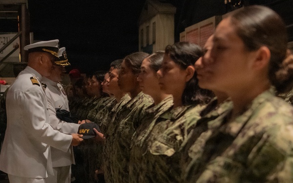 Battlestations 21 Capping Ceremony at Recruit Training Command