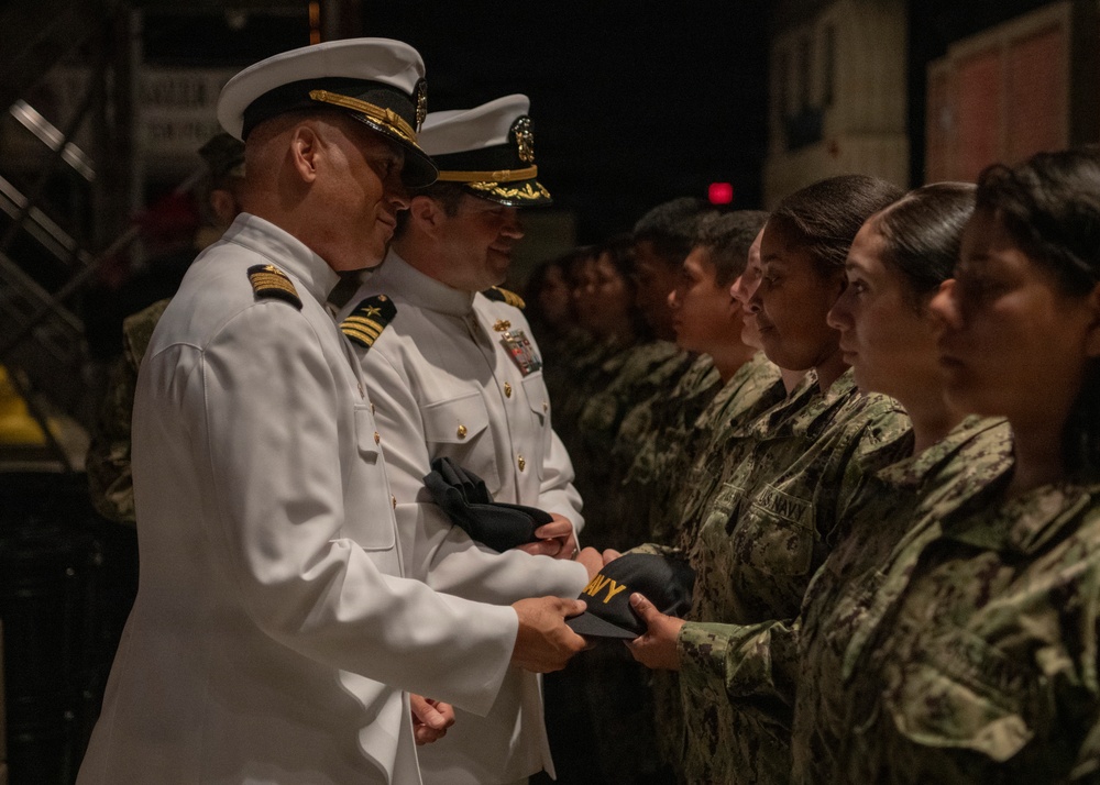 Battlestations 21 Capping Ceremony at Recruit Training Command