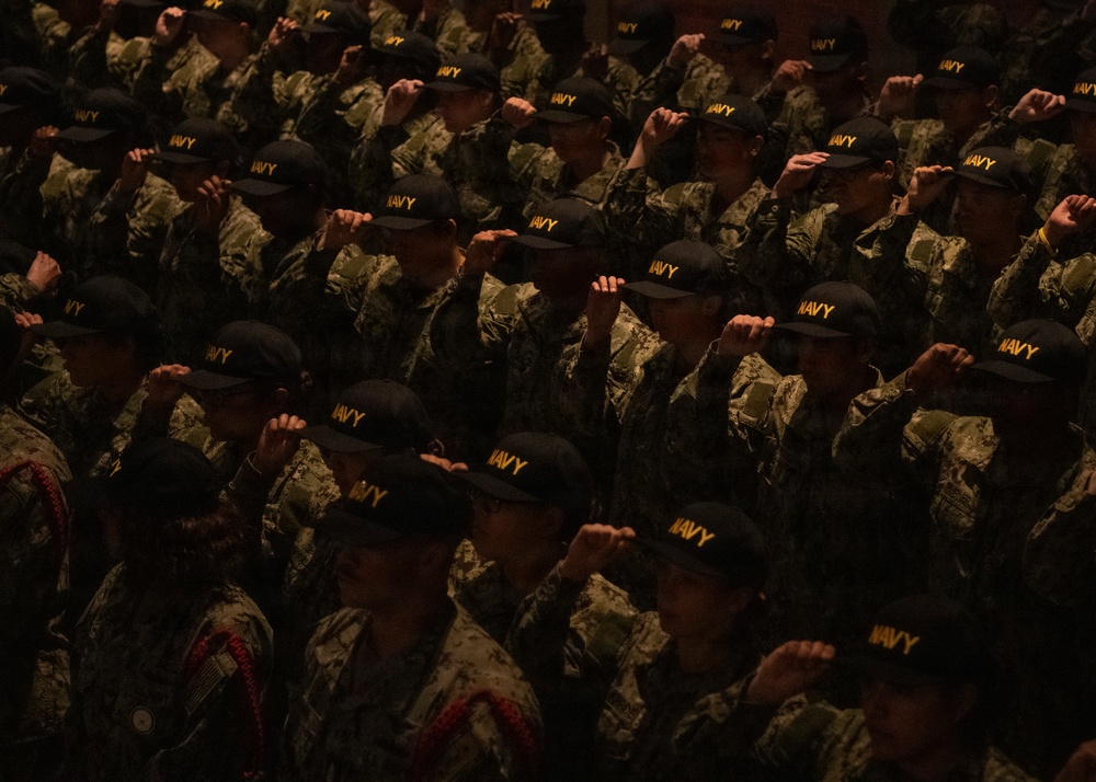 Battlestations 21 Capping Ceremony at Recruit Training Command