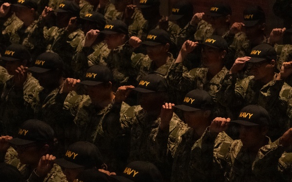 Battlestations 21 Capping Ceremony at Recruit Training Command