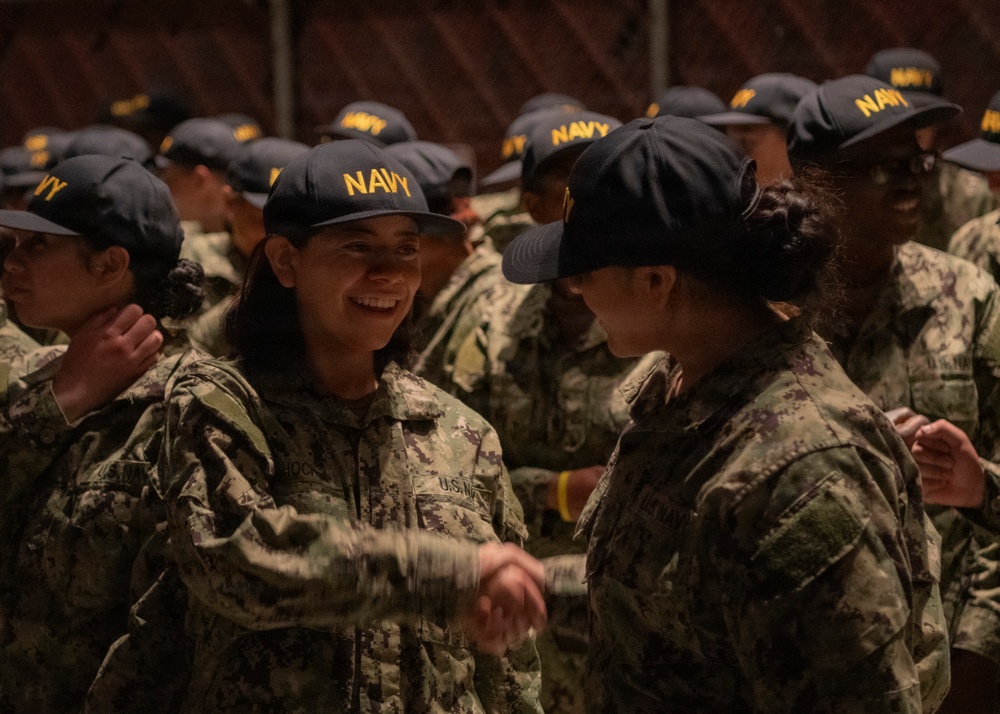 Battlestations 21 Capping Ceremony at Recruit Training Command