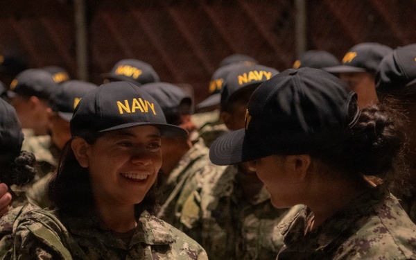 Battlestations 21 Capping Ceremony at Recruit Training Command