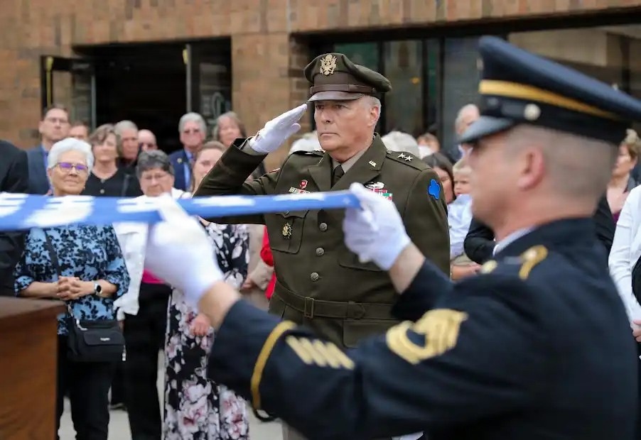Honoring Maj. Gen. George Steiner, former commanding general
