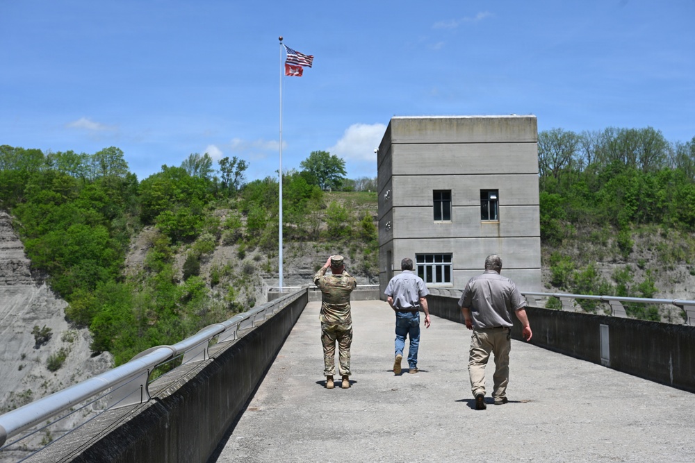 CSM Galick Visits Mount Morris Dam and Black Rock Lock