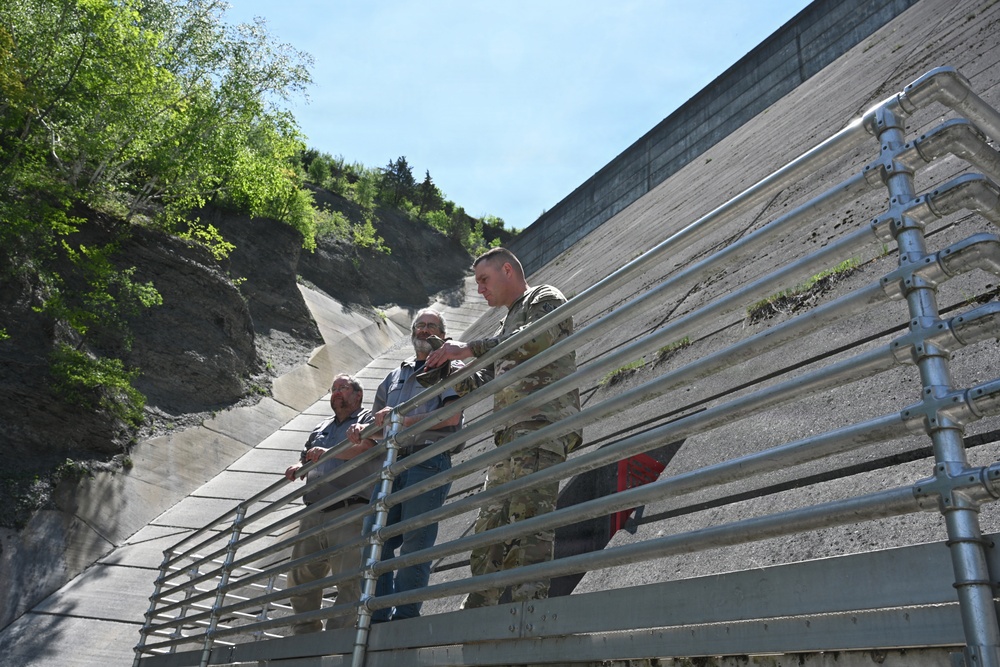 CSM Galick Visits Mount Morris Dam