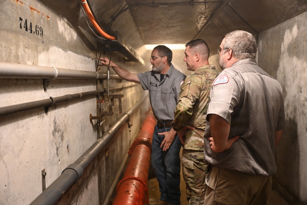 CSM Galick Visits Mount Morris Dam