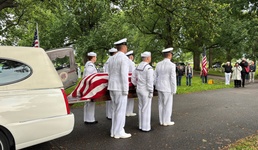 PAE SSP’s Rear Adm. Michael Richman Presides Over Funeral Honors for WWII Sailor, Remains Identified by DPAA