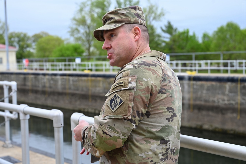 CSM Galick Visits Black Rock Lock