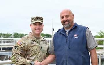 CSM Galick Presents Commander’s Coins During Buffalo District Visit
