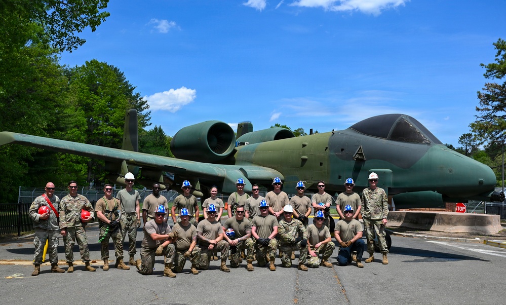 104th Fighter Wing relocates A-10 static display to celebrate aviation legacy