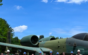 104th Fighter Wing relocates A-10 static display to celebrate aviation legacy