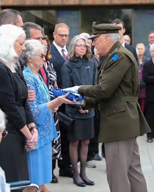 Honoring Maj. Gen. George Steiner, former commanding general
