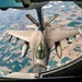 KC-135 refuels F-16