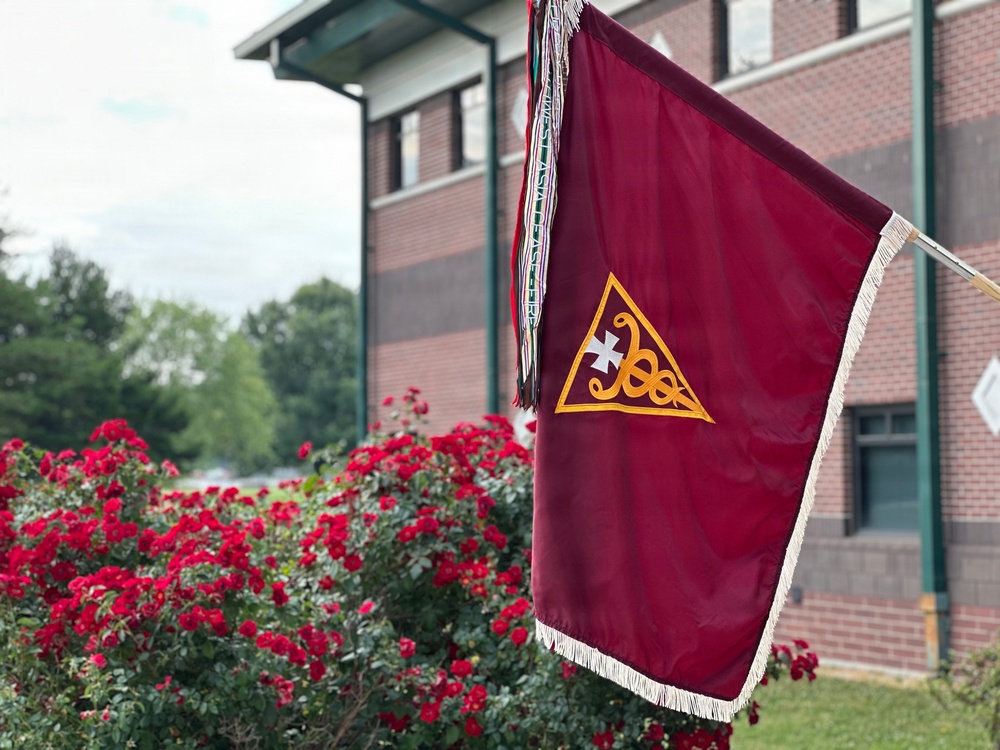 3d Theater Medical Command flag displayed outdoors