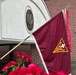 3d Theater Medical Command flag displayed outdoors