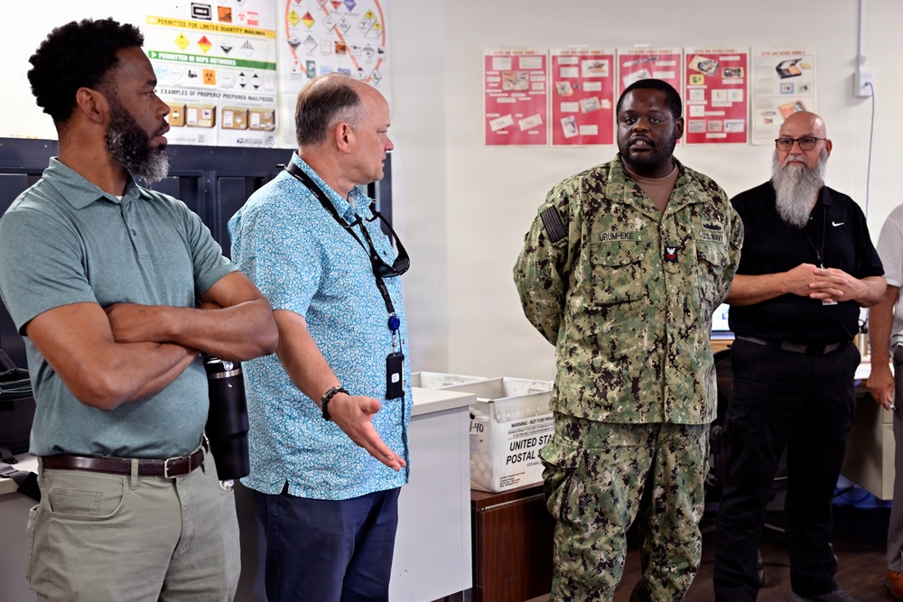 NAVSUP Postal Strategic Planning Workshop members visit NAS Jacksonville Post Office