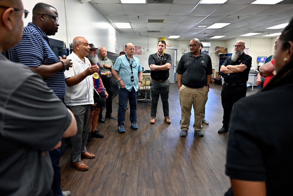 NAVSUP Postal Strategic Planning Workshop members visit NAS Jacksonville Post Office