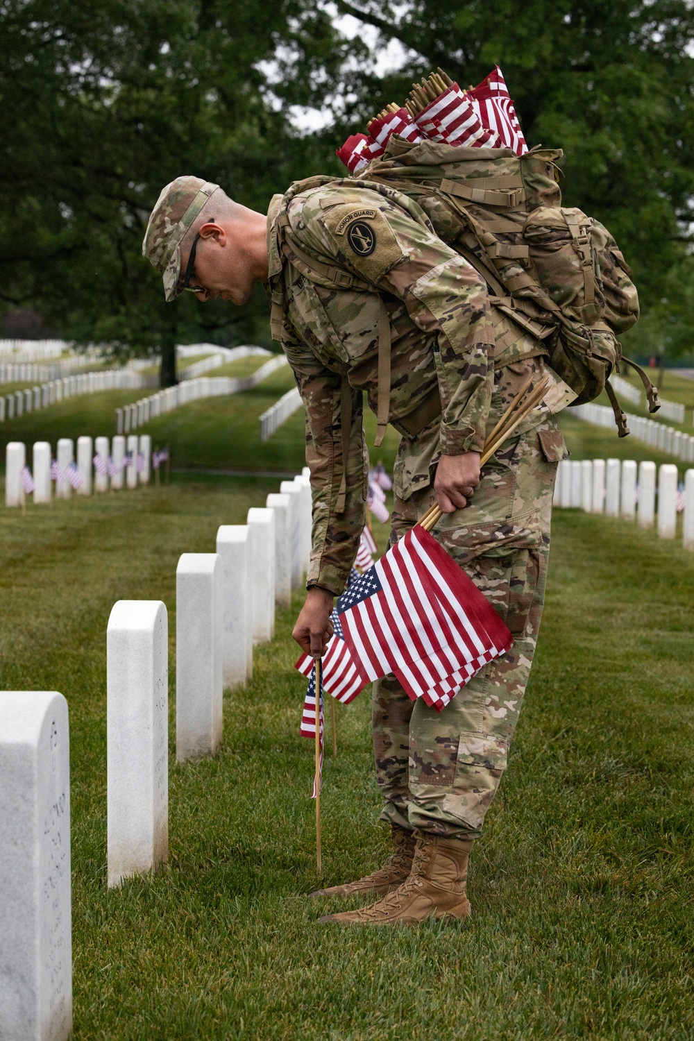 The Old Guard participates in &amp;quot;Flags In&amp;quot; to Remember the Fallen