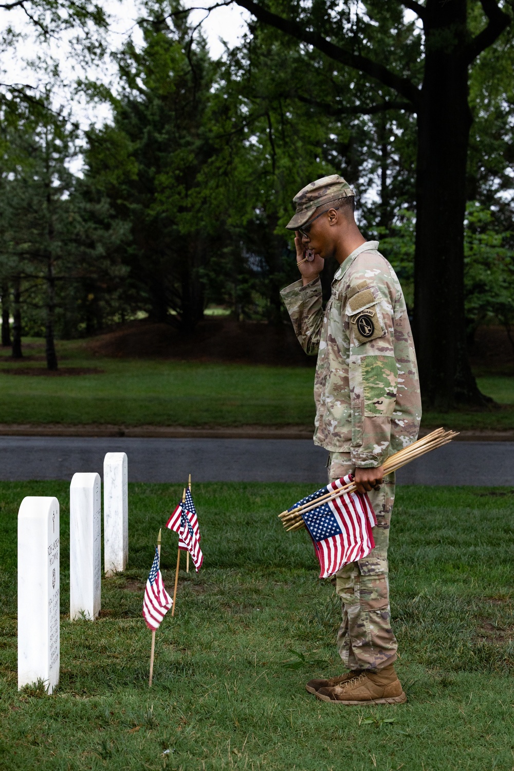The Old Guard participates in &amp;quot;Flags In&amp;quot; to Remember the Fallen