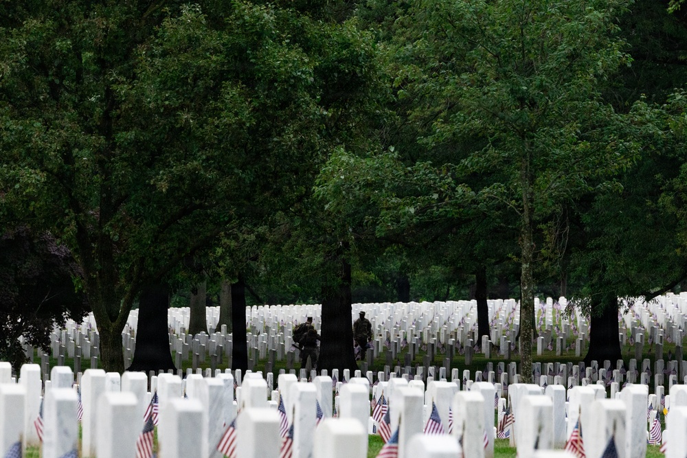 The Old Guard participates in &amp;quot;Flags In&amp;quot; to Remember the Fallen