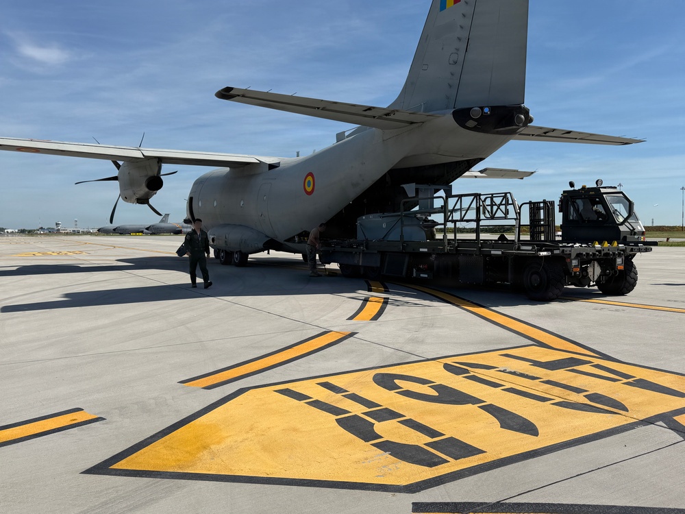 Romanian C-27 Drops Long Range Grasshopper during Trojan Footprint 2026