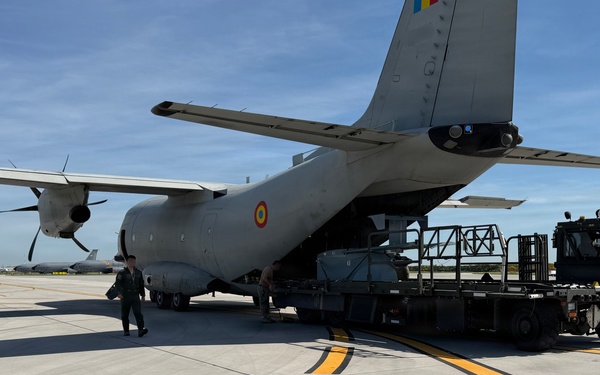 Romanian C-27 Drops Long Range Grasshopper during Trojan Footprint 2026