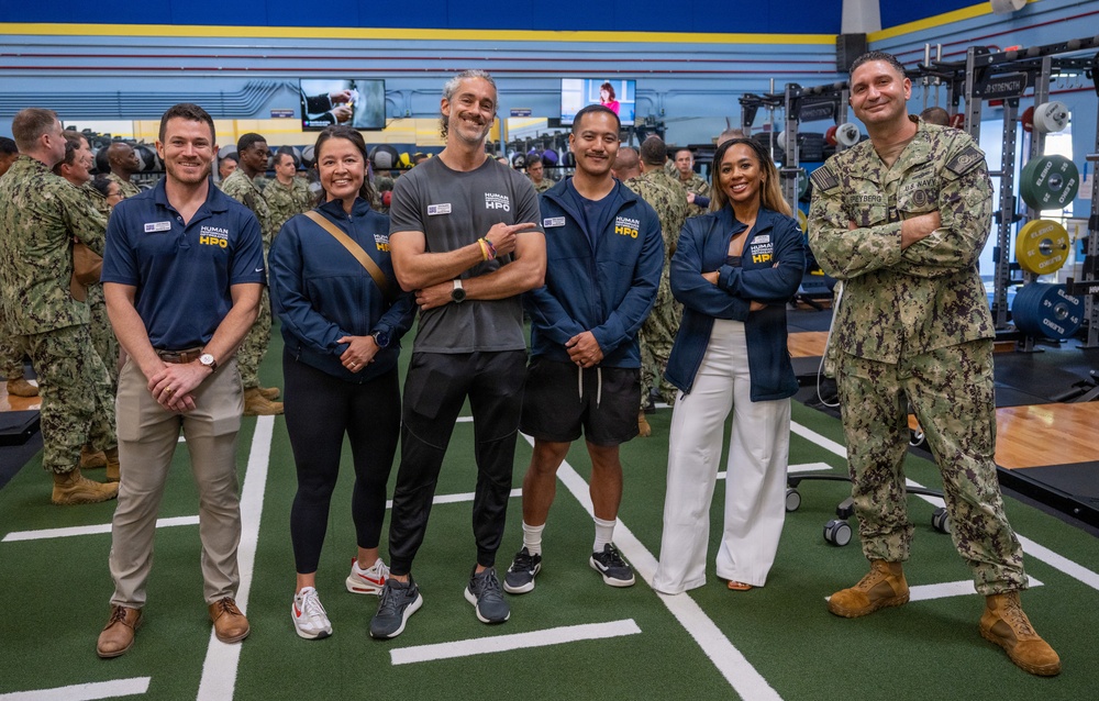 Senior enlisted leaders tour the Navy's first and only Human Performance Optimization Center