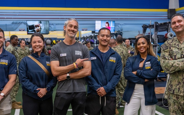 Senior enlisted leaders tour the Navy's first and only Human Performance Optimization Center