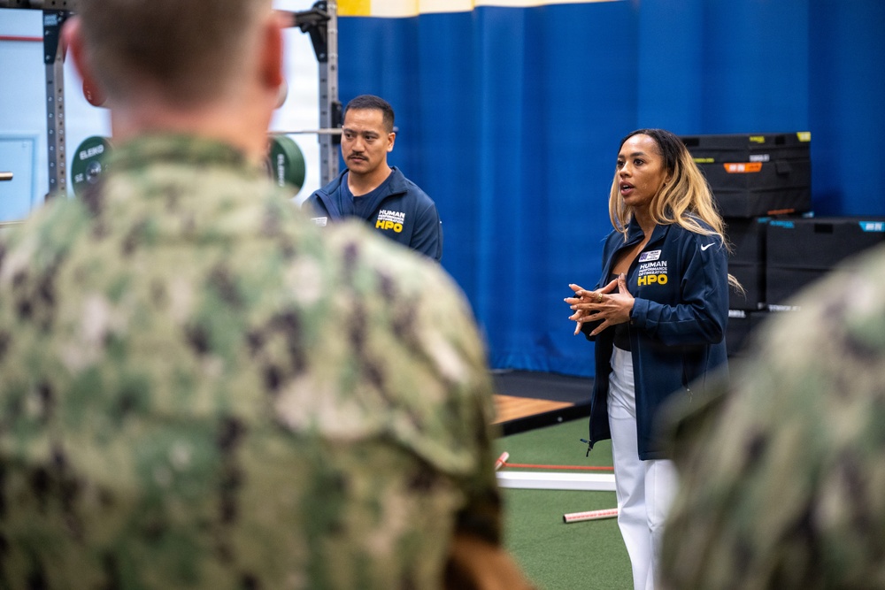 Senior enlisted leaders tour the Navy's first and only Human Performance Optimization Center