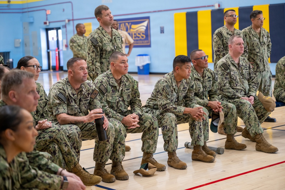 Senior enlisted leaders tour the Navy's first and only Human Performance Optimization Center