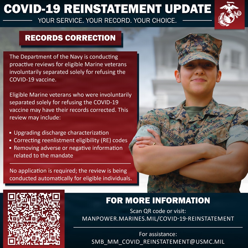 Covid-19 Reinstatement Update