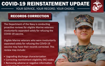 Covid-19 Reinstatement Update