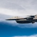 KC-135 refuels F-16