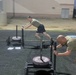 Master Chief Miller participates in Navy MWR Fitness Challenge