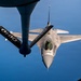 KC-135 refuels F-16
