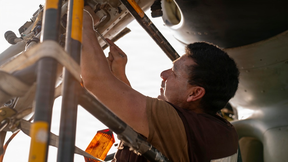 USS Tripoli Aircraft Maintenance