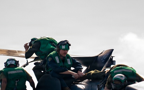 USS Tripoli Aircraft Maintenance