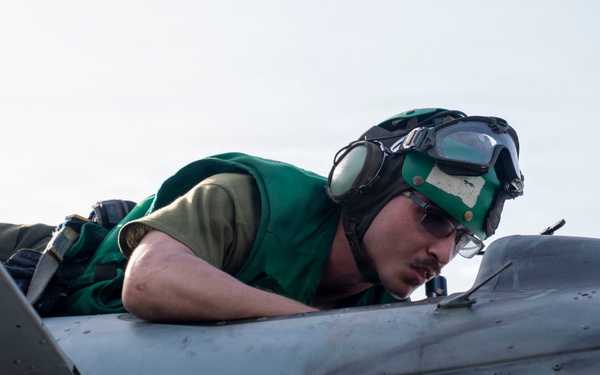 USS Tripoli Aircraft Maintenance