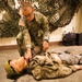 A Soldier with the 184th Expeditionary Sustainment Command, MSARNG, conducts Combat Life Saver (CLS) Training during Annual Training